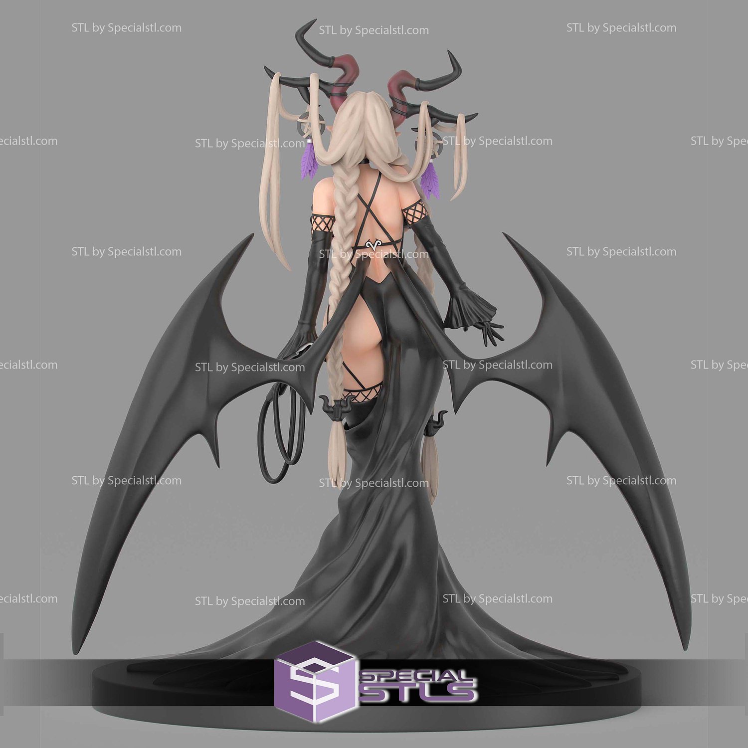 Devil Owari Azur lane Sculptures 3D Printing STL Model — view 2