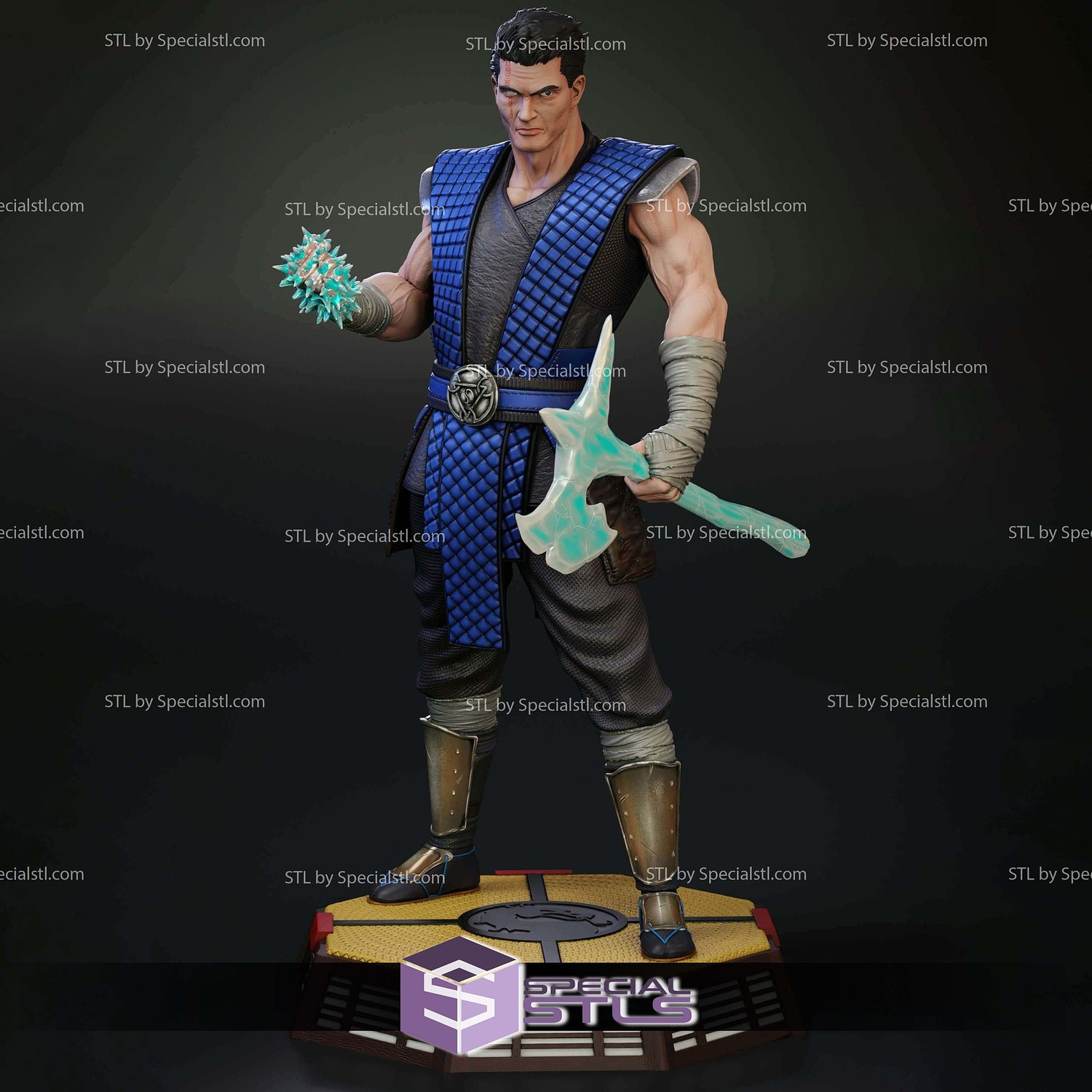 Sub Zero Kuai Liang 3D Printer Files STL Model — view 3