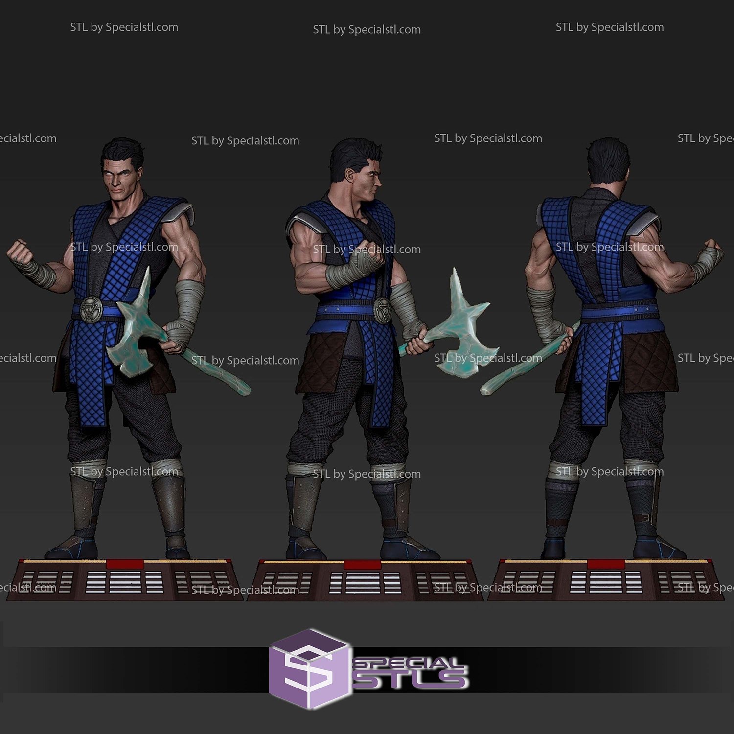 Sub Zero Kuai Liang 3D Printer Files STL Model — view 7