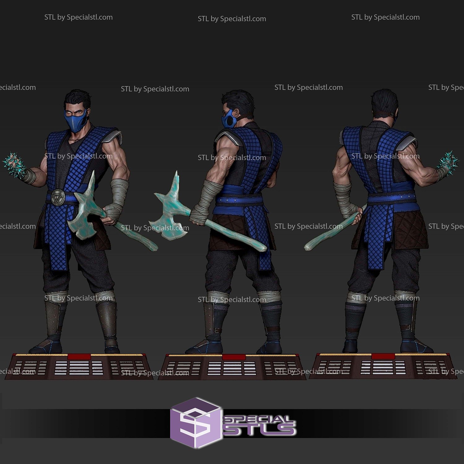 Sub Zero Kuai Liang 3D Printer Files STL Model — view 8
