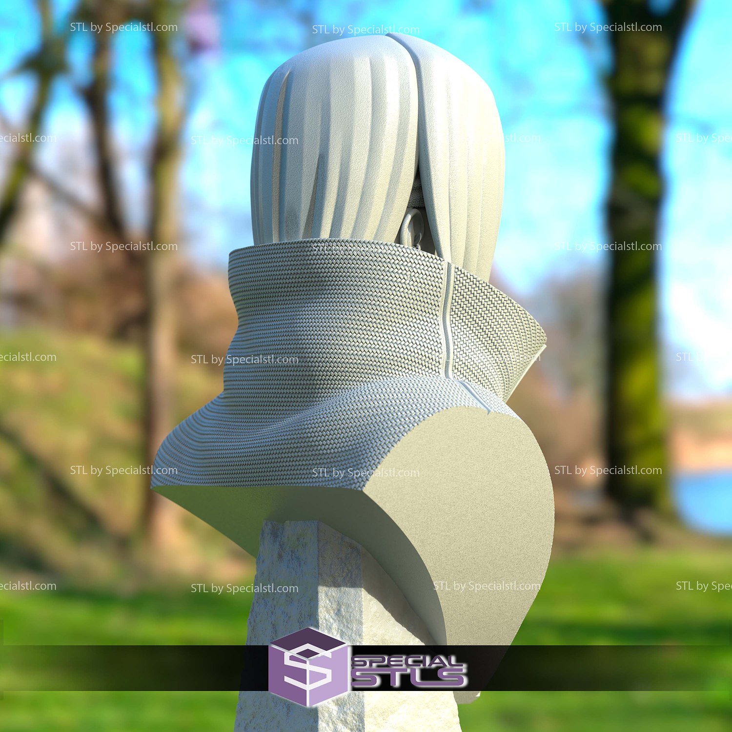 Itachi Uchiha Bust V3 3D Printing Models STL Model — view 6