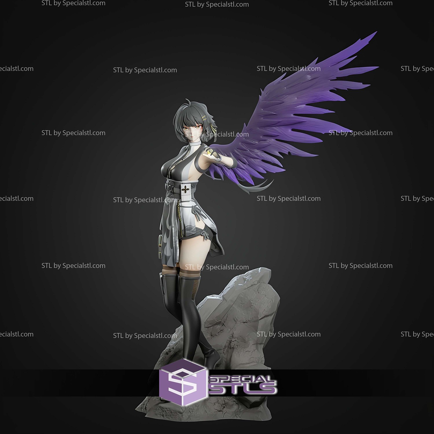 Female Rover Wuthering Waves 1 7 STL Files 3D Model — view 3