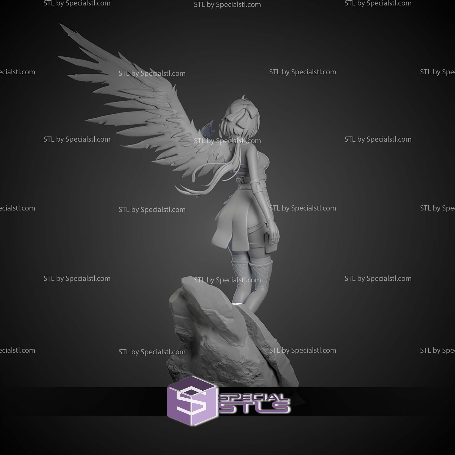 Female Rover Wuthering Waves 1 7 STL Files 3D Model — view 4