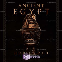 Horus Pot STL Files 3D Model