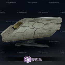 Puddle Jumper from Stargate STL Printer Files 3D Model — view 1