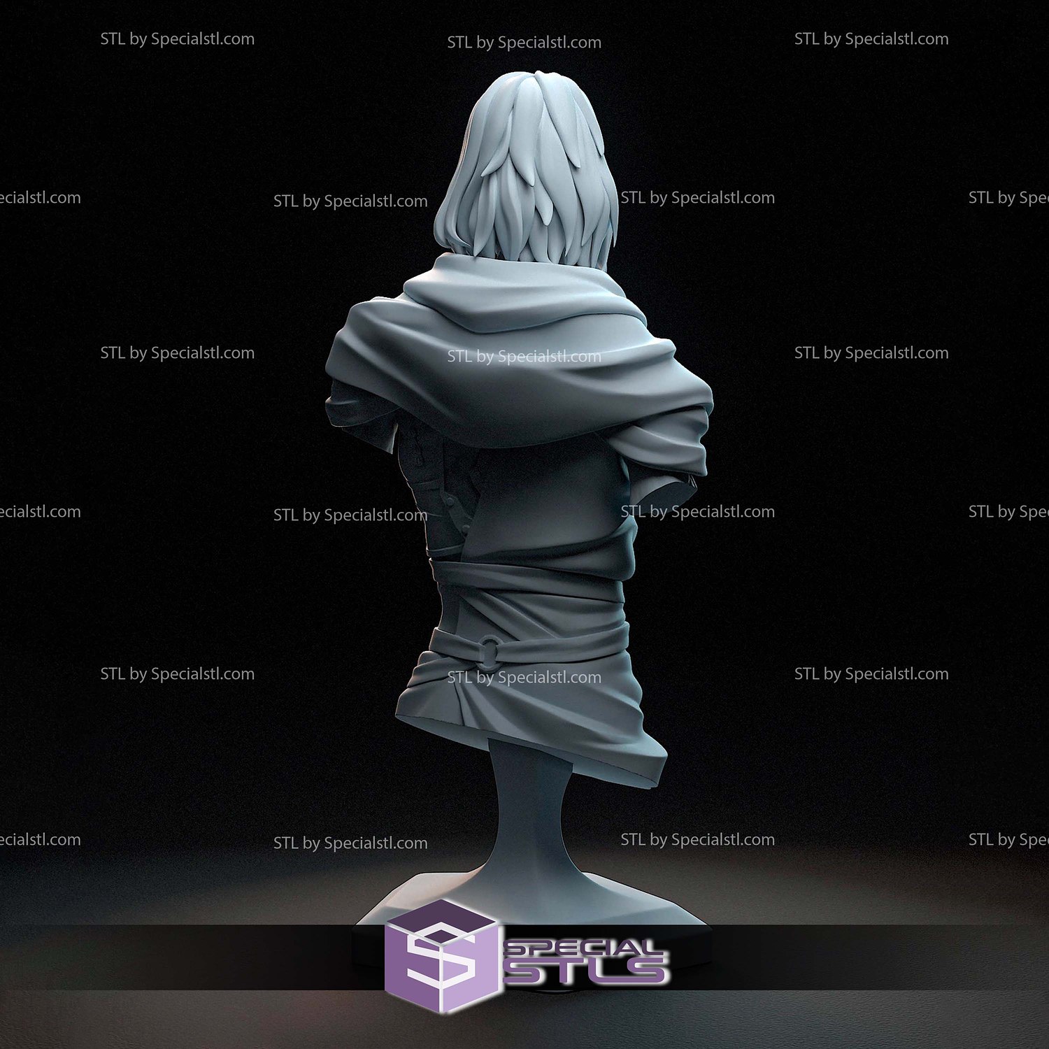 Viktor Arcane Bust 3D Printer Files STL Model — view 3