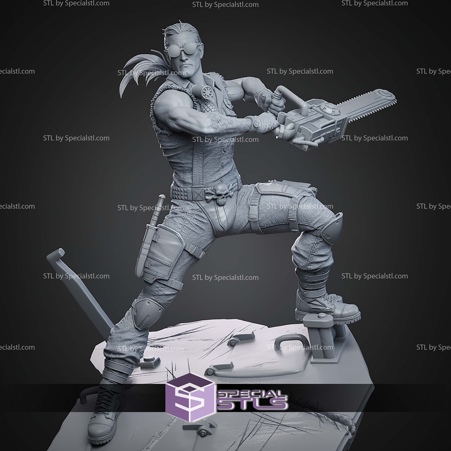 Buzzer Dreadnok 1 6 STL Files 3D Model — view 4