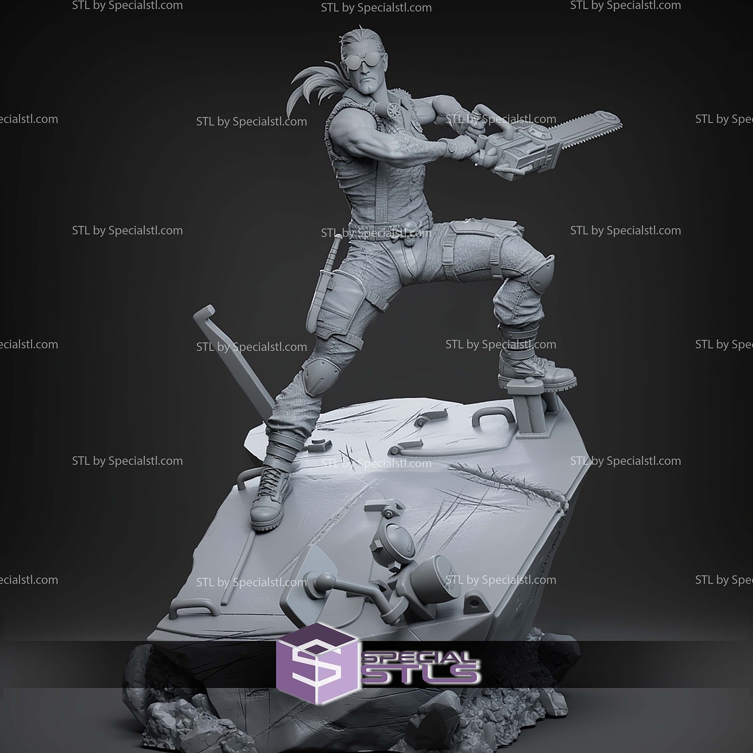 Buzzer Dreadnok 1 6 STL Files 3D Model — view 5