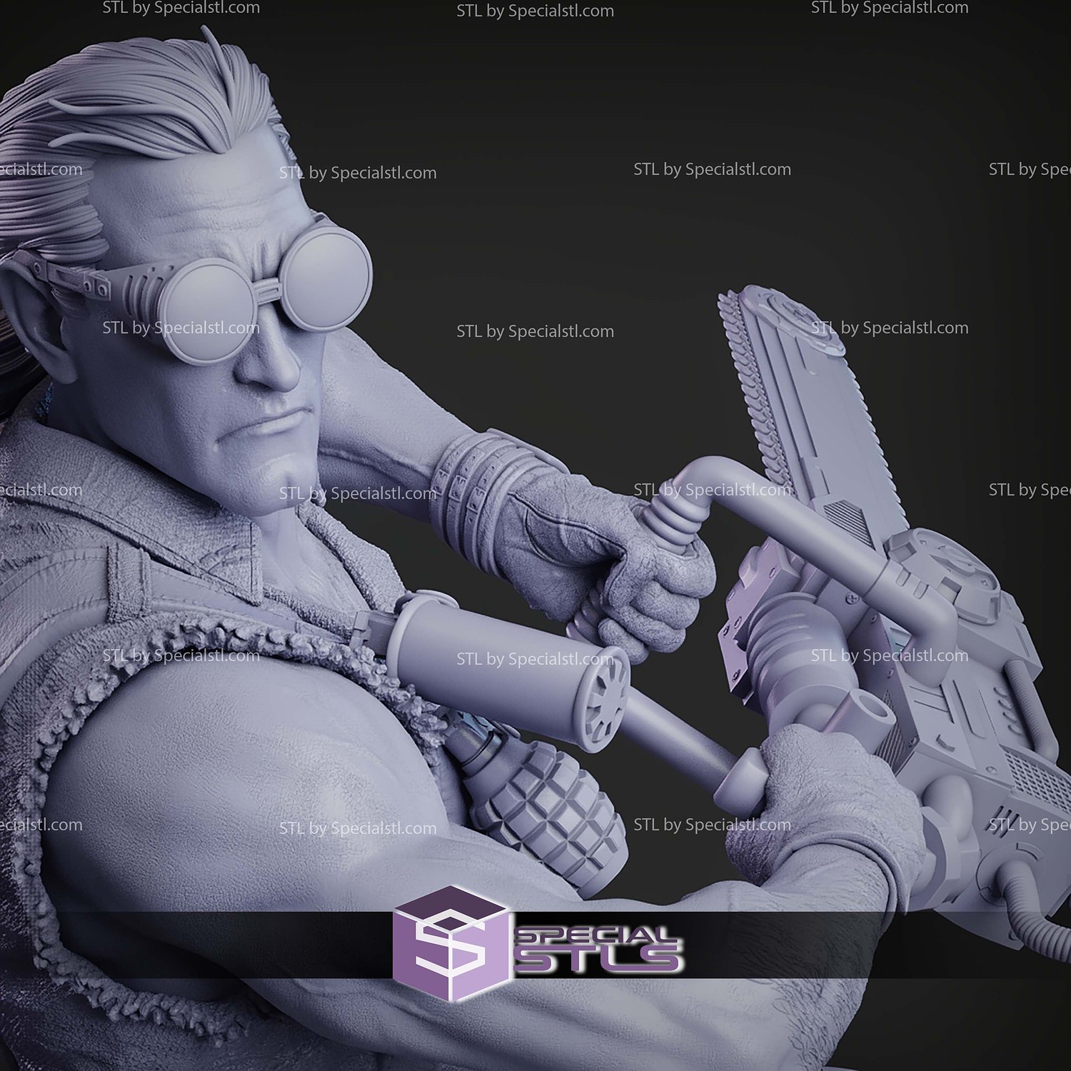 Buzzer Dreadnok 1 6 STL Files 3D Model — view 6