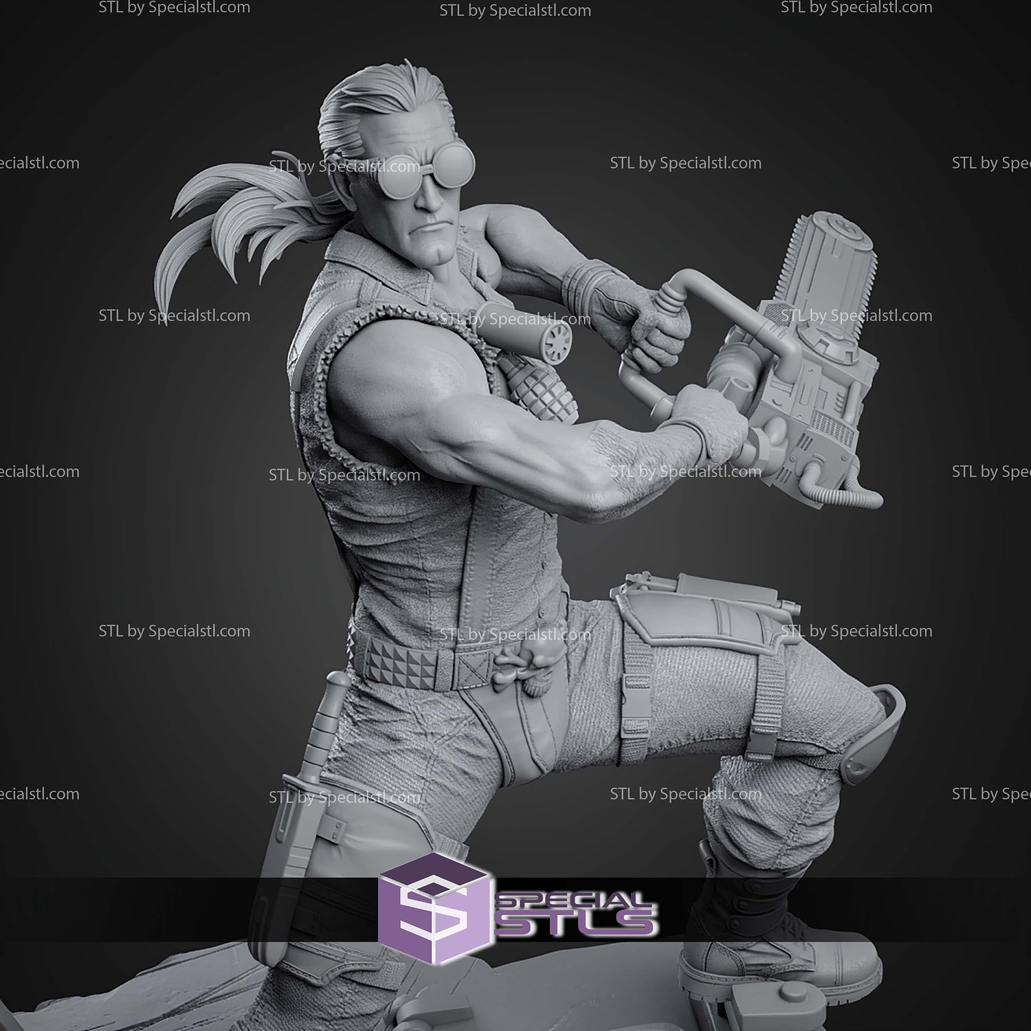 Buzzer Dreadnok 1 6 STL Files 3D Model — view 7