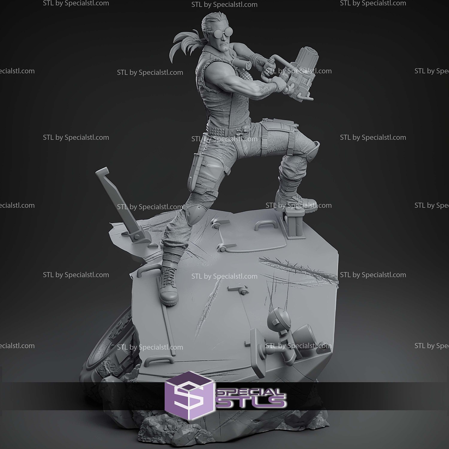 Buzzer Dreadnok 1 6 STL Files 3D Model — view 8