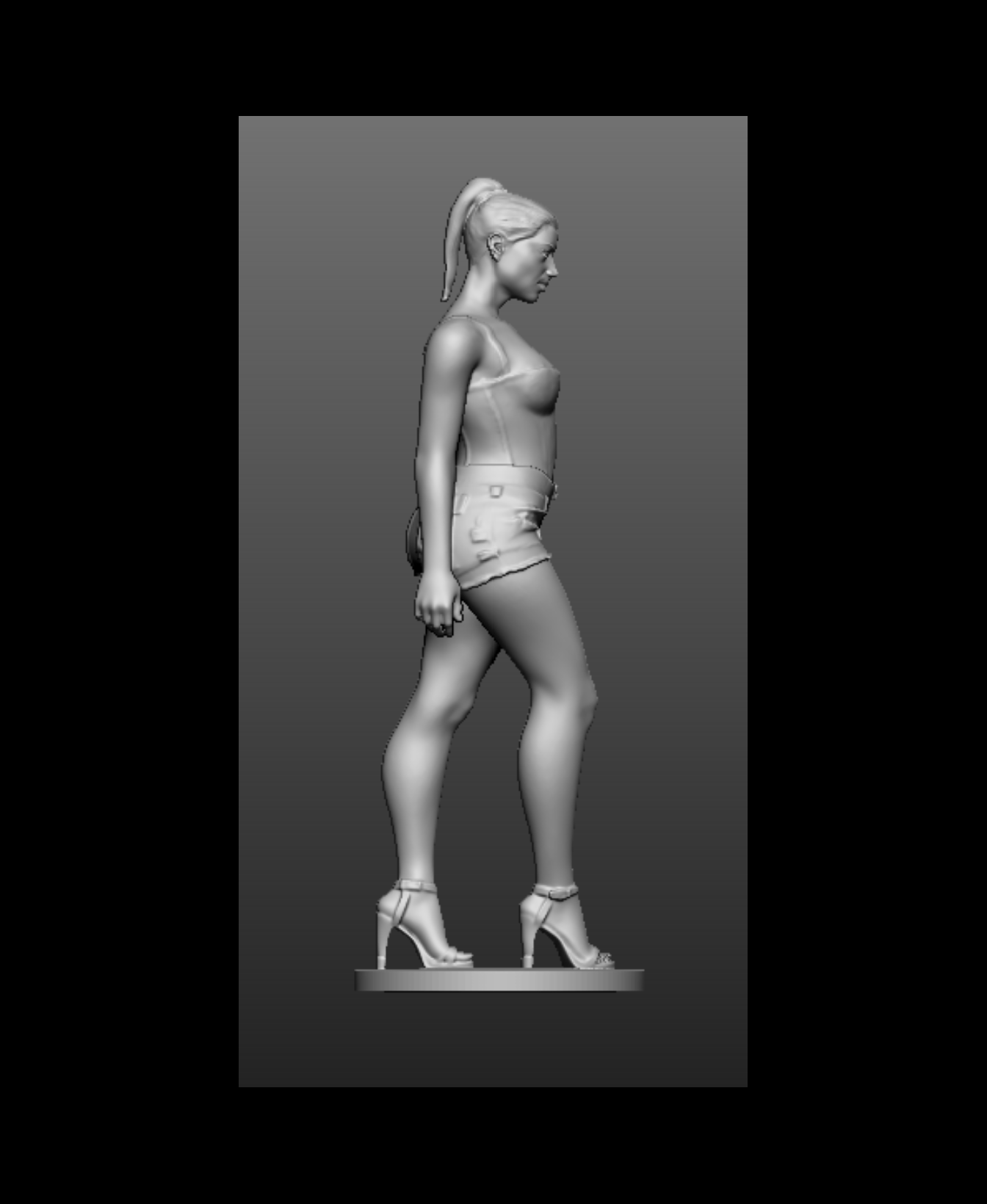 Lucia (GTA 6) 3D OBJ Model — view 3