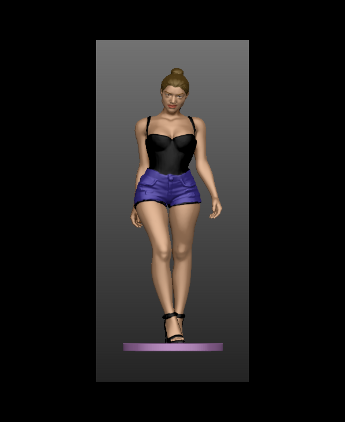 Lucia (GTA 6) 3D OBJ Model — view 4