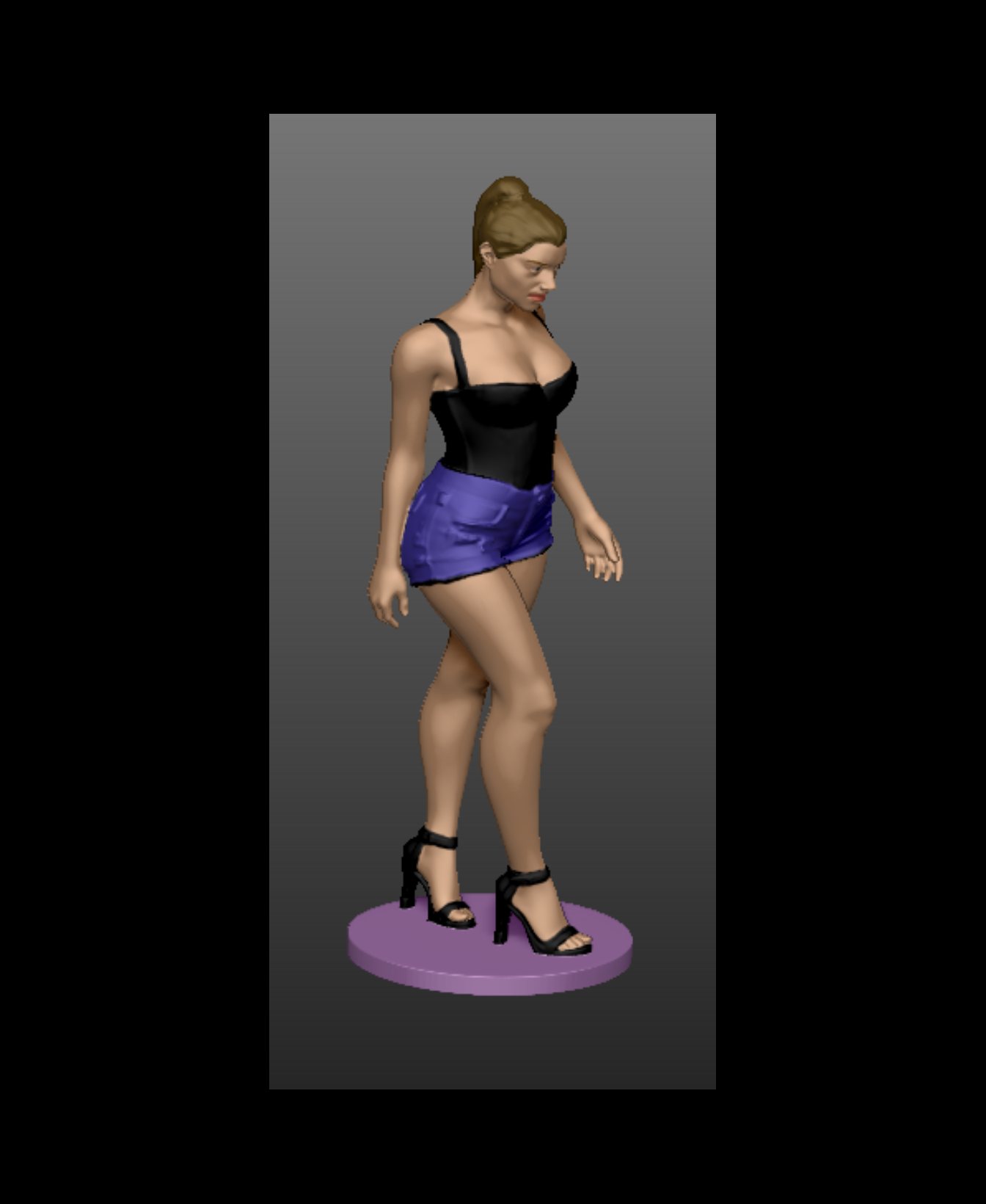 Lucia (GTA 6) 3D OBJ Model — view 5