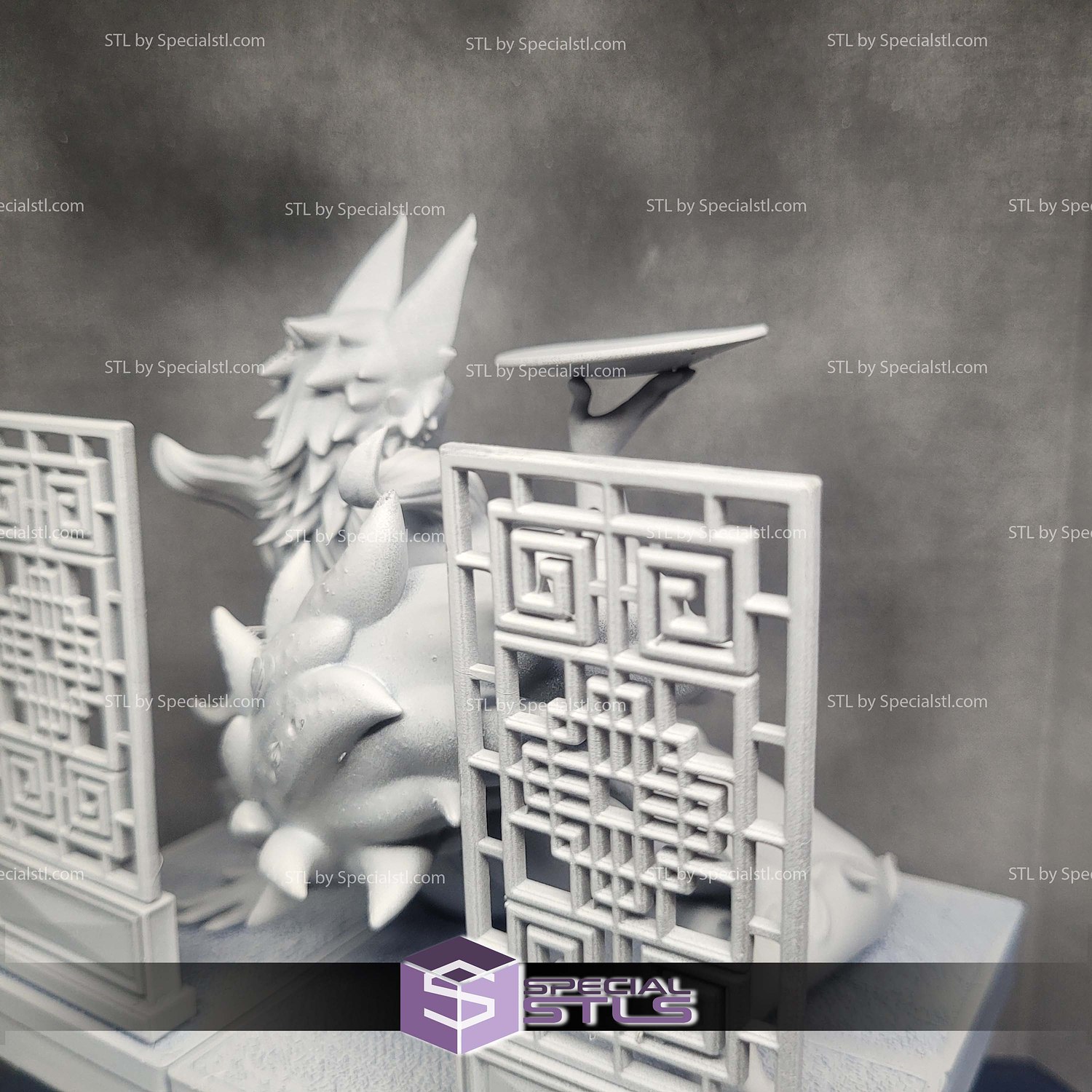 Okami Amaterasu Thick Furry 3D Printer Files STL Model — view 6