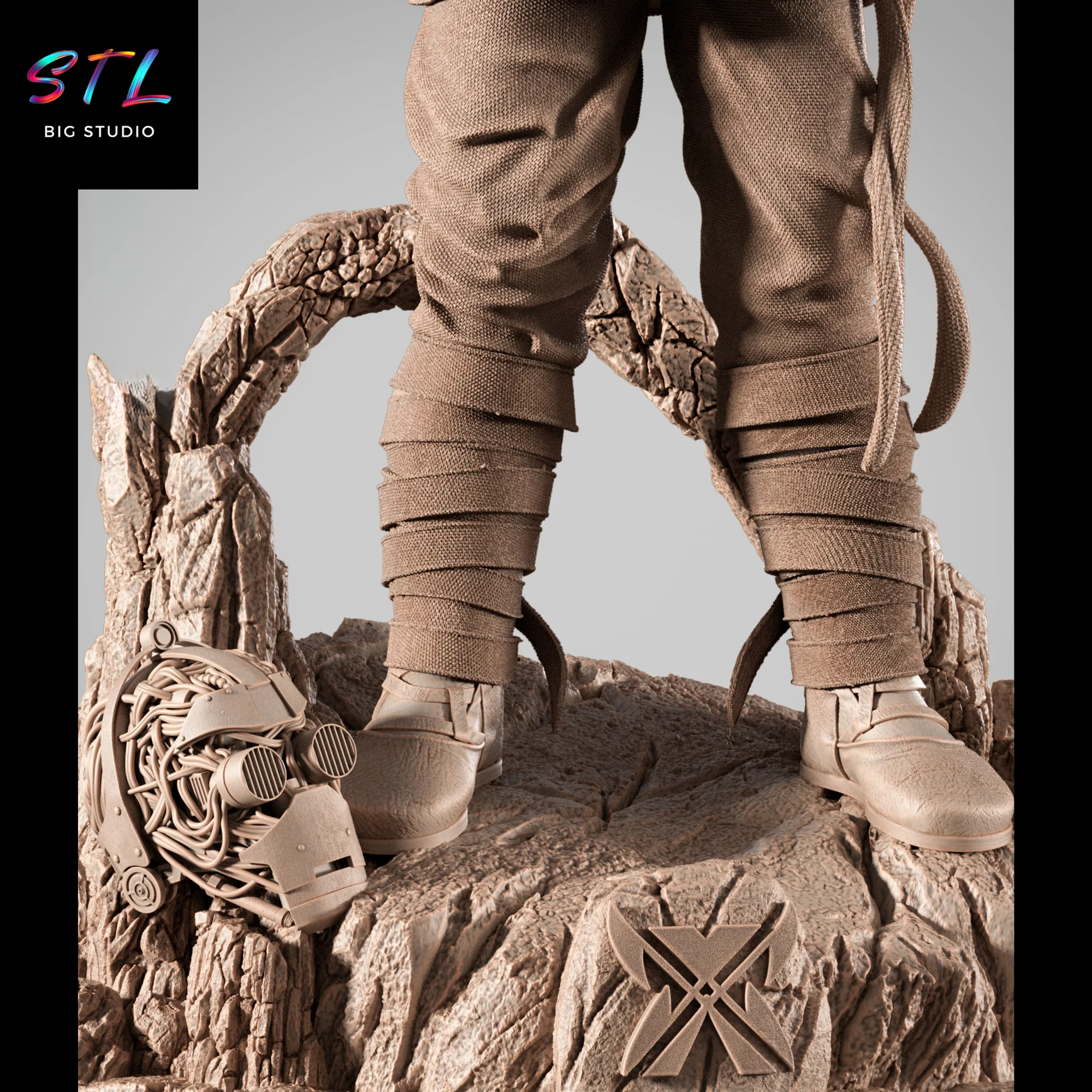 Anakin Skywalker Kid STL | Star Wars | 3D Printable Figure Model — view 5