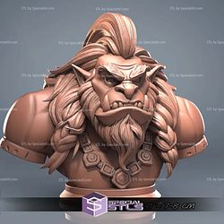 Mini Bust Character Collection STL Durotan 3D Model