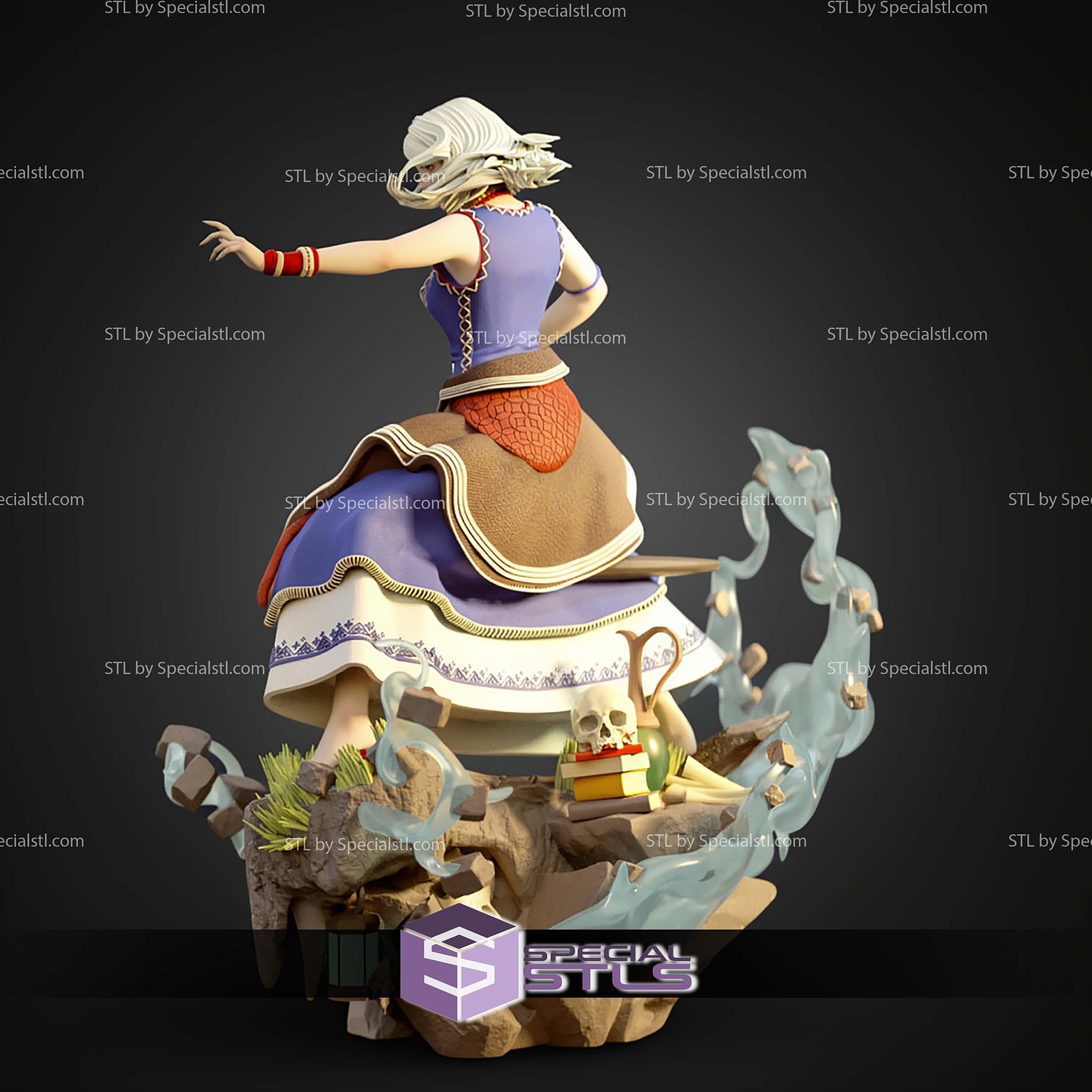 Keira Metz The Witcher 3 STL Files 3D Model — view 2