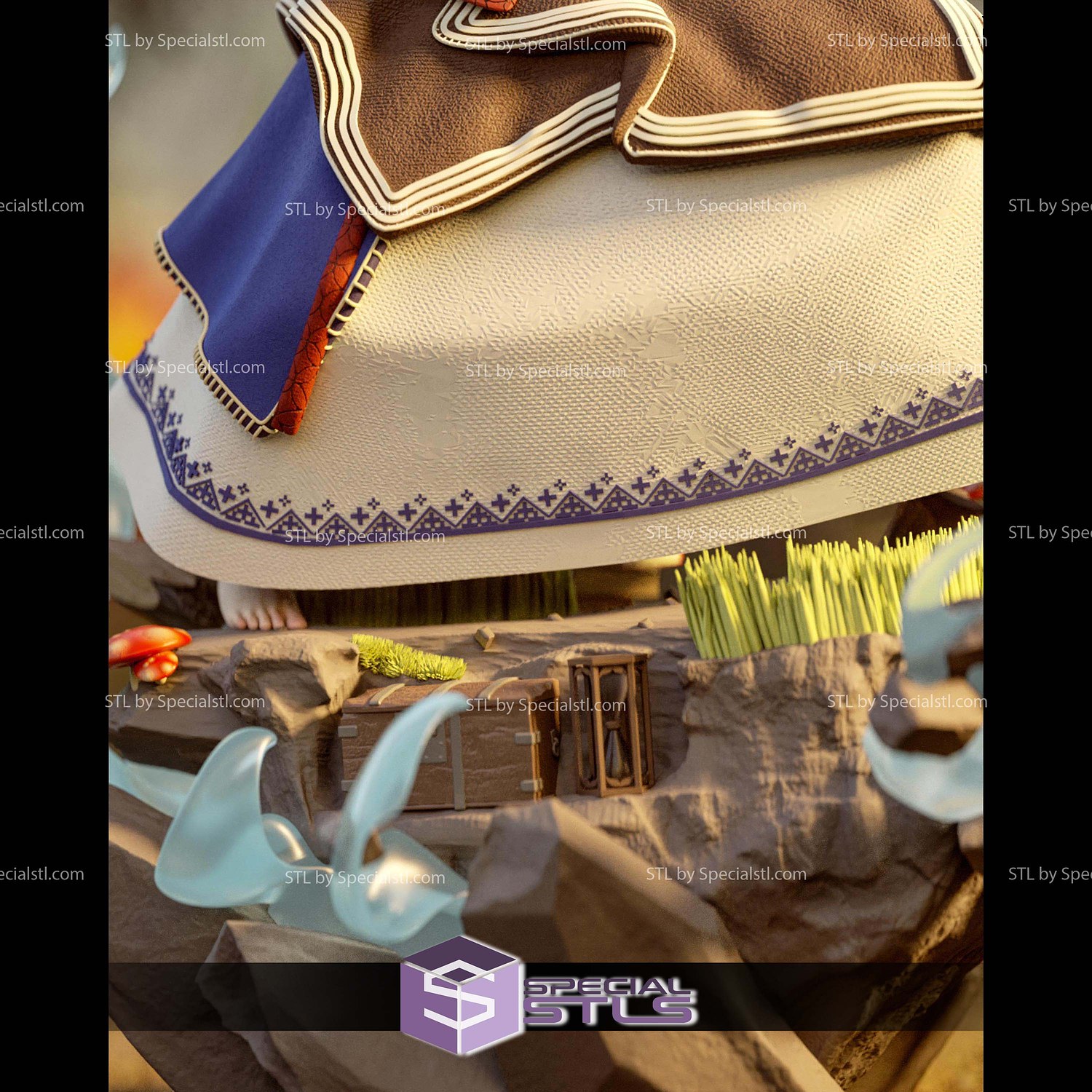 Keira Metz The Witcher 3 STL Files 3D Model — view 4