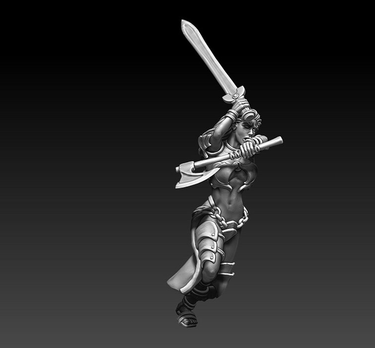 Fury 3D print model - 35 mm scale STL Model — view 3