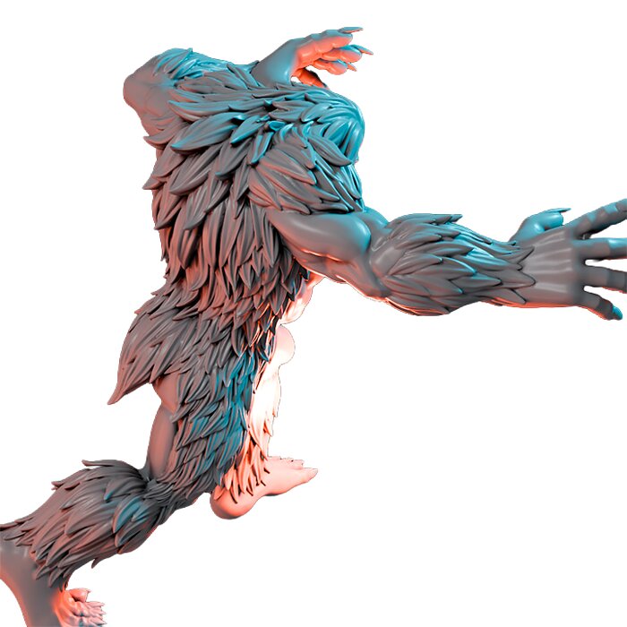 The Walking Rug IX - Collectible Hero Figurine 3D STL Model — view 4