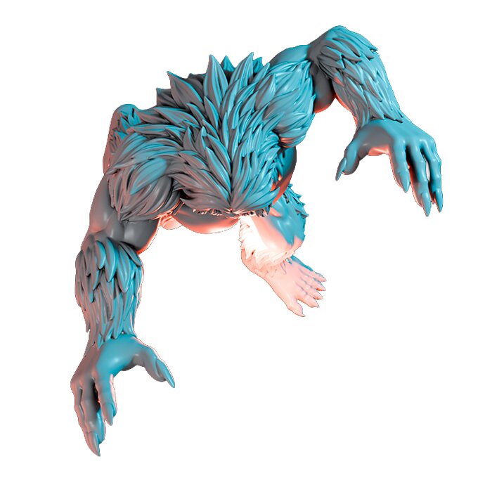 The Walking Rug IX - Collectible Hero Figurine 3D STL Model — view 6