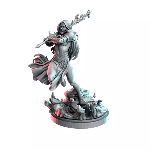 Lover Of The Russian Queen I - Tabletop RPG Miniature 3D STL Model