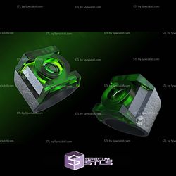 Cosplay STL Files Guy Gardner ring 3D Model