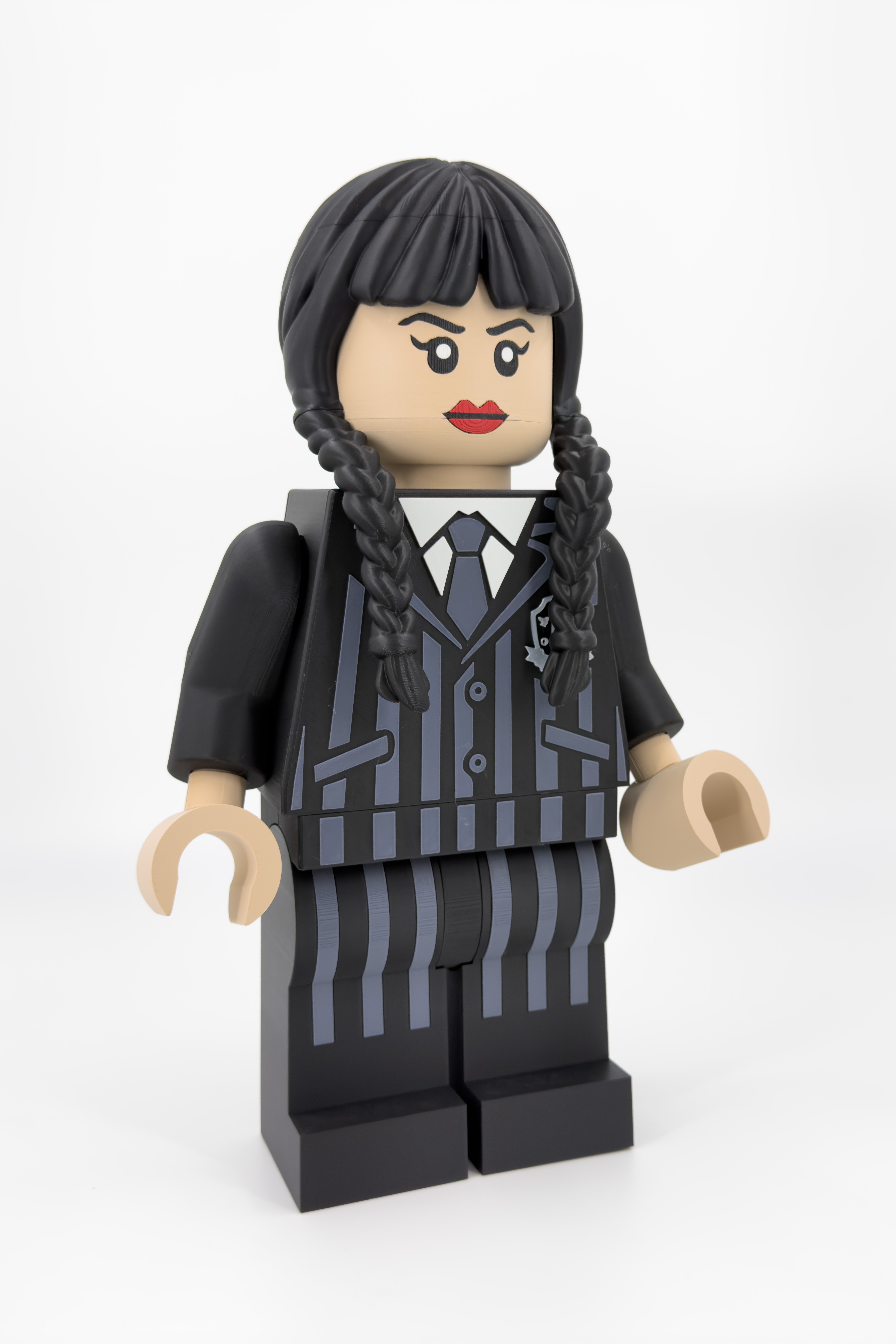 The Wednesday Modular Figure, Nevermore Academy's Finest 3D STL Model