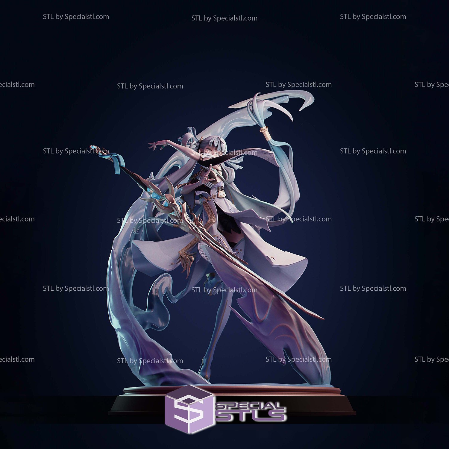 Jinhsi Wuthering Waves 3D Printing Models STL Model — view 2