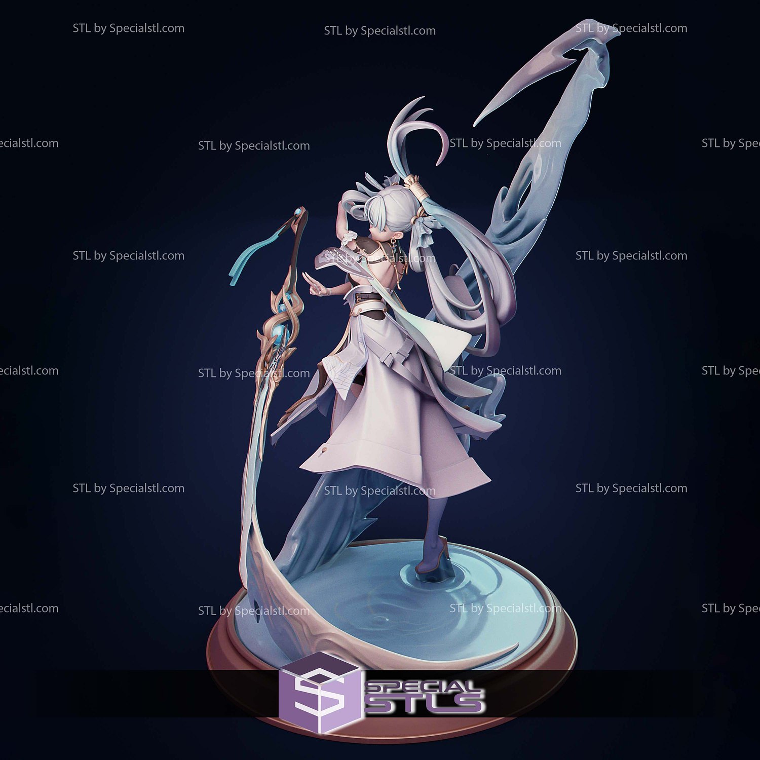 Jinhsi Wuthering Waves 3D Printing Models STL Model — view 3