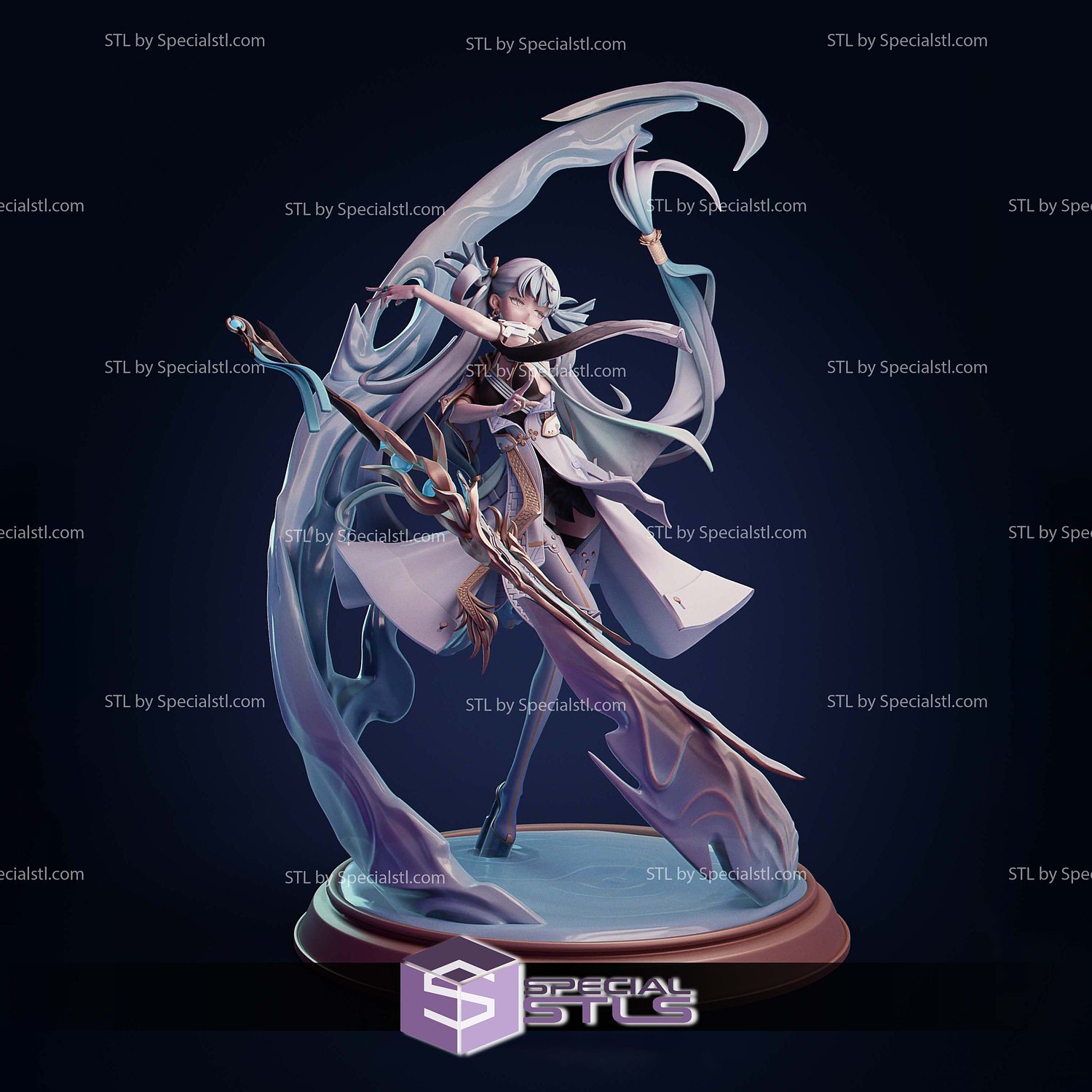 Jinhsi Wuthering Waves 3D Printing Models STL Model — view 5