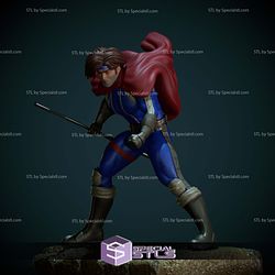 Gambit Age of Apocalypse 3D Model Sculpture STL Model