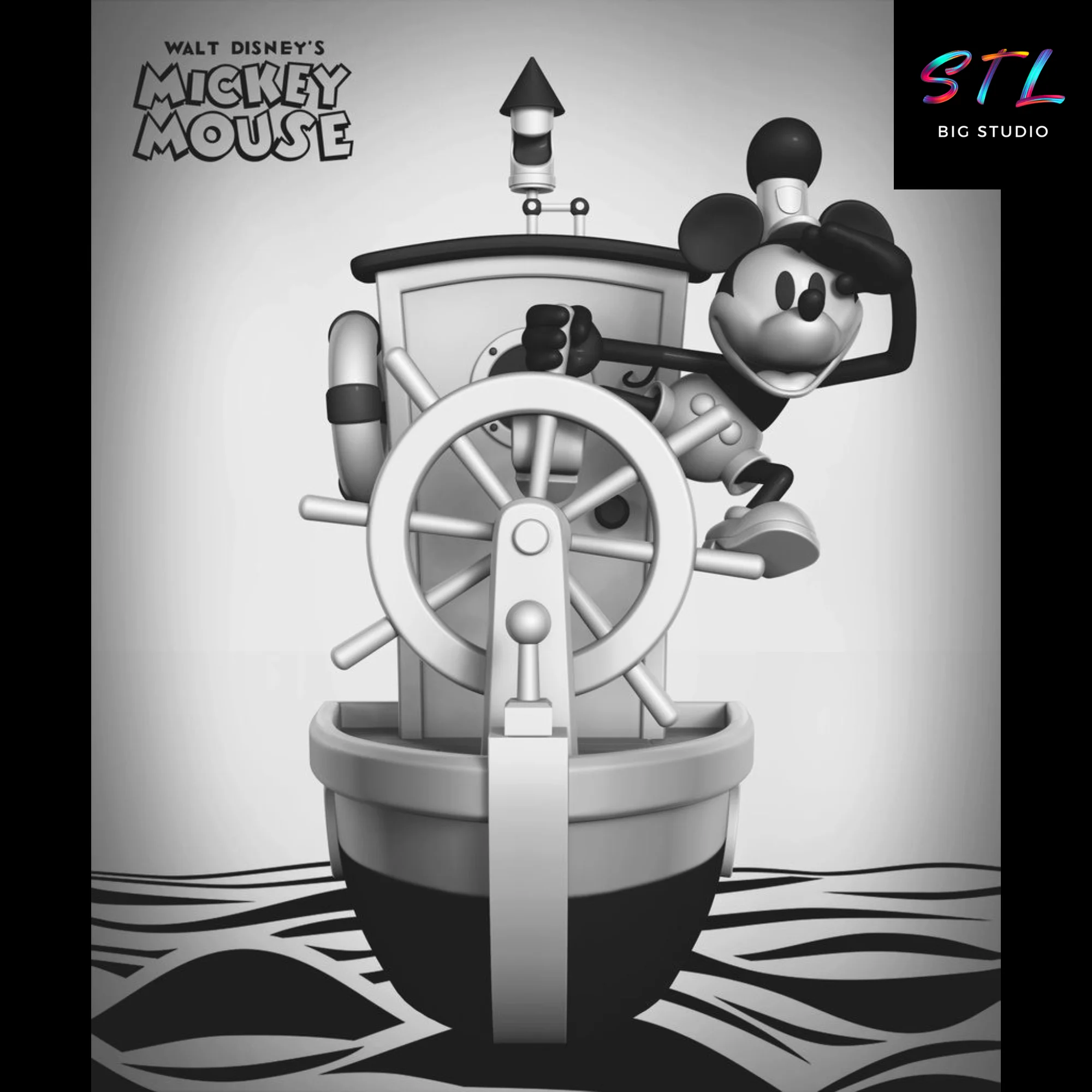 Woody Woodpecker STL | 3D Printable Figure | Classic Cartoon Model — view 3
