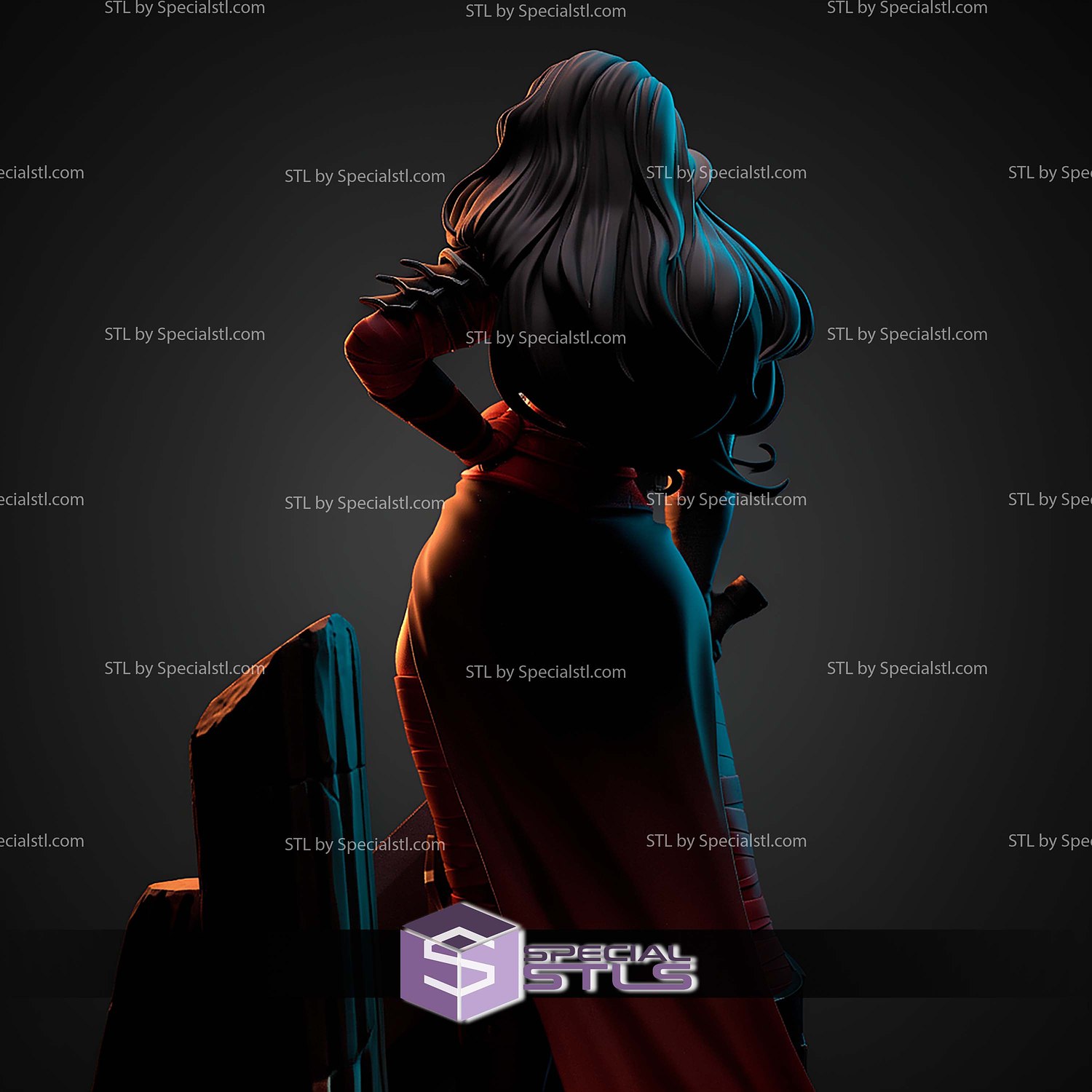Absolute Wonder Woman 236mm STL Files 3D Model — view 2
