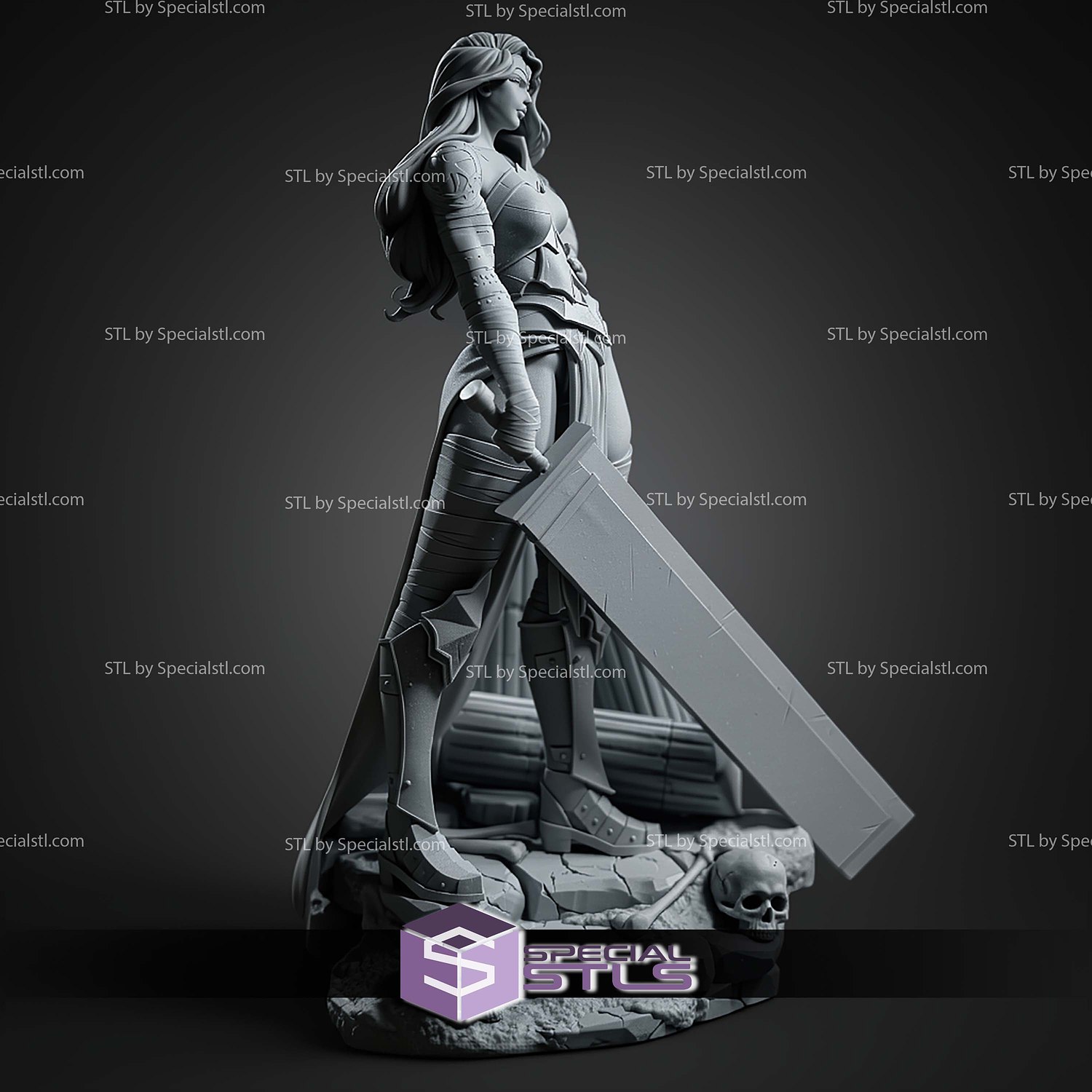 Absolute Wonder Woman 236mm STL Files 3D Model — view 5