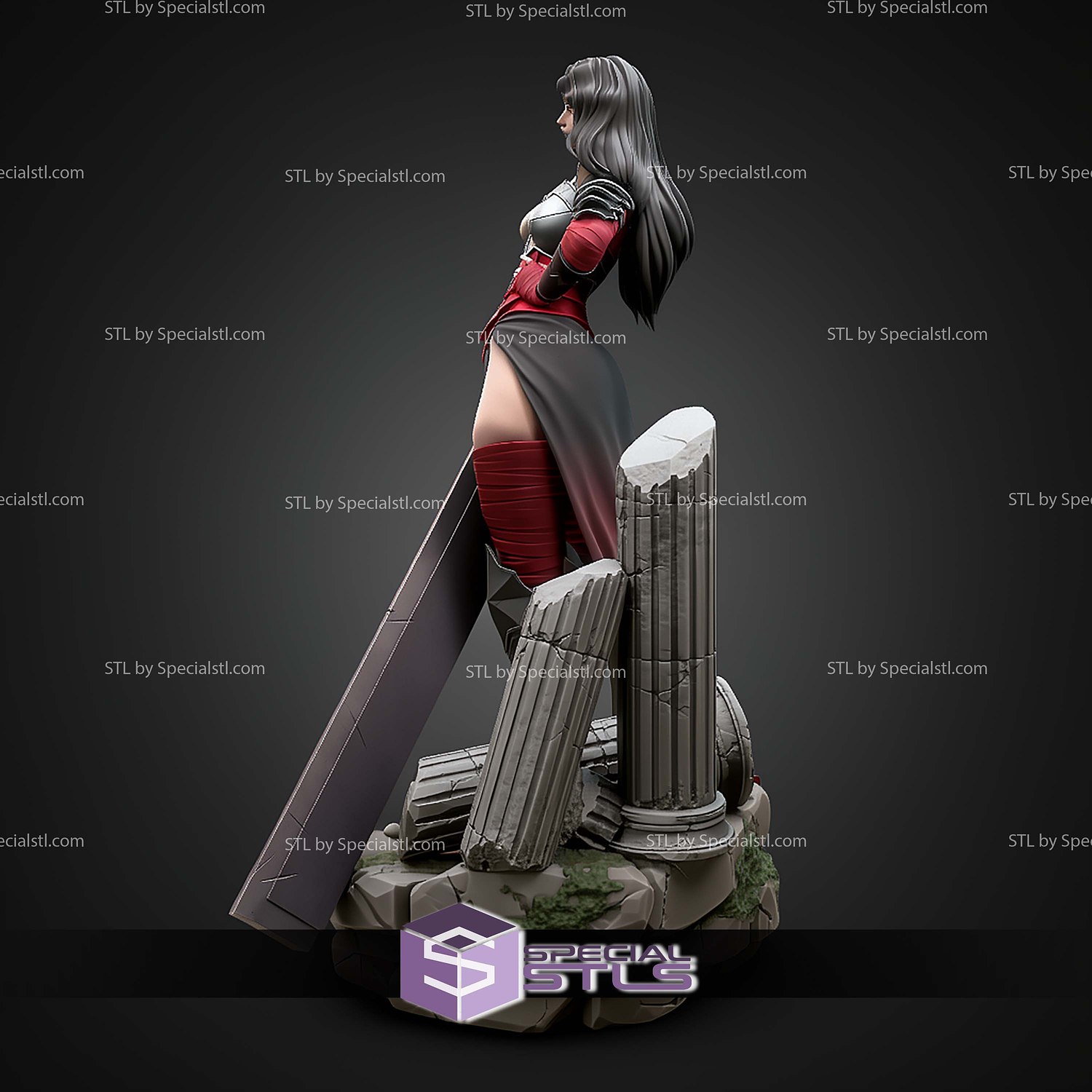 Absolute Wonder Woman 236mm STL Files 3D Model — view 8