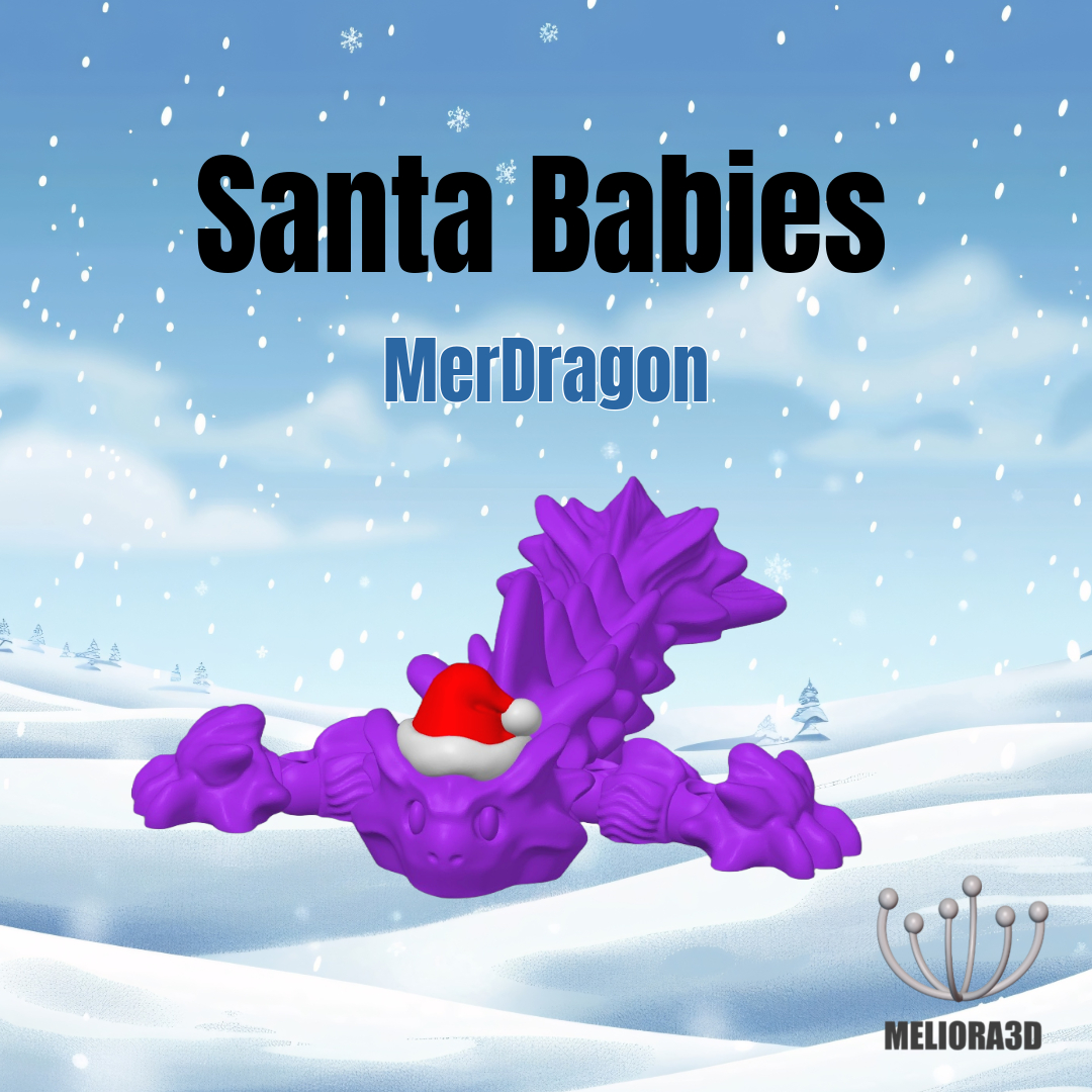 M3D - MerDragon Santa STL Model