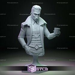 Silco Arcane Bust STL Files 3D Model
