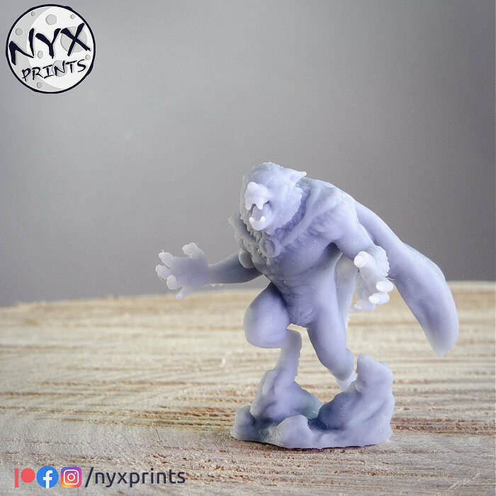 Lycaon of Arcadia - Werewolf -with cape- 3D STL Model — view 3