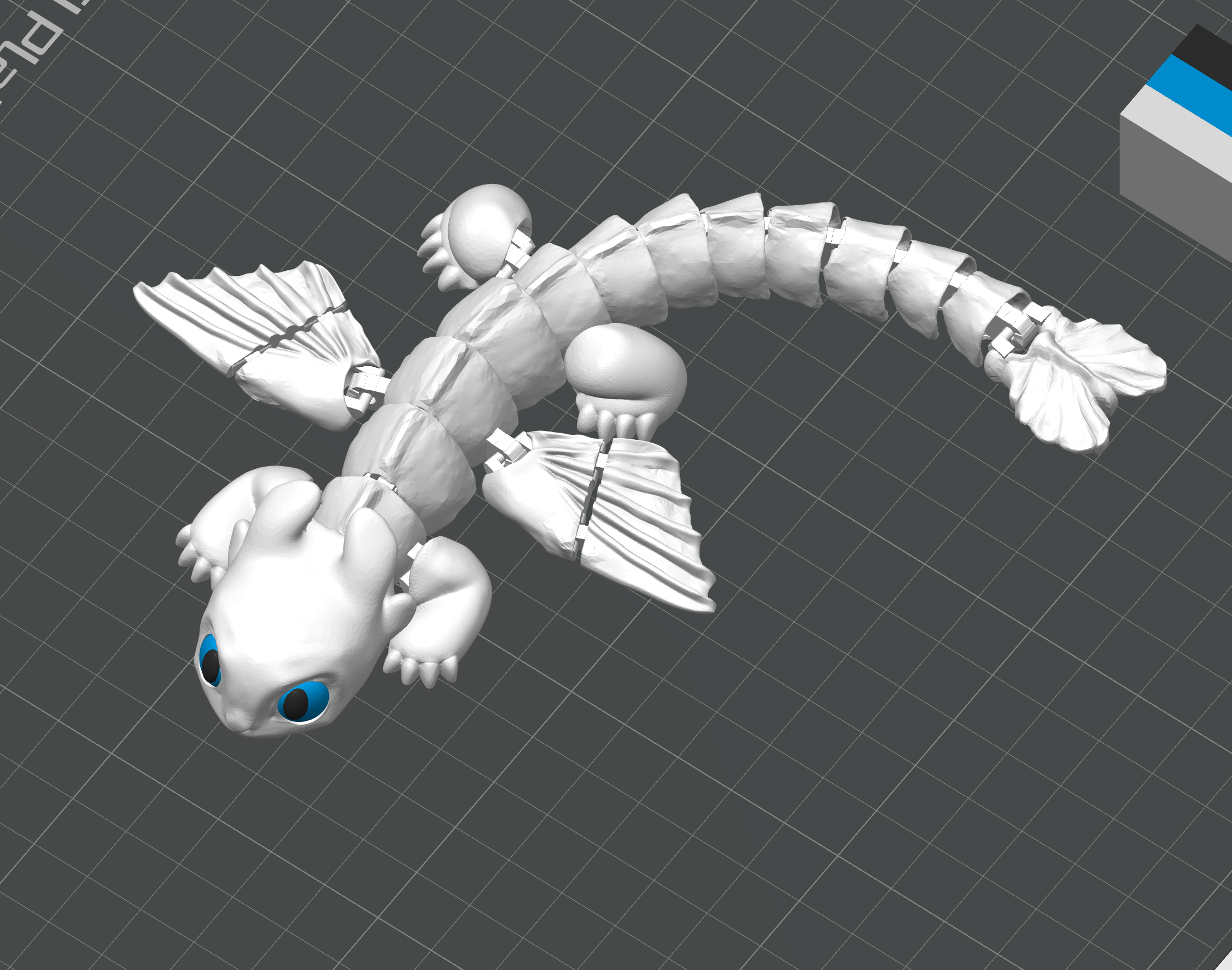 Light Fury Dragons 2026 - Flexi Dragons, Baby Versions, Eggs, Keychain Options 3D 3MF Model