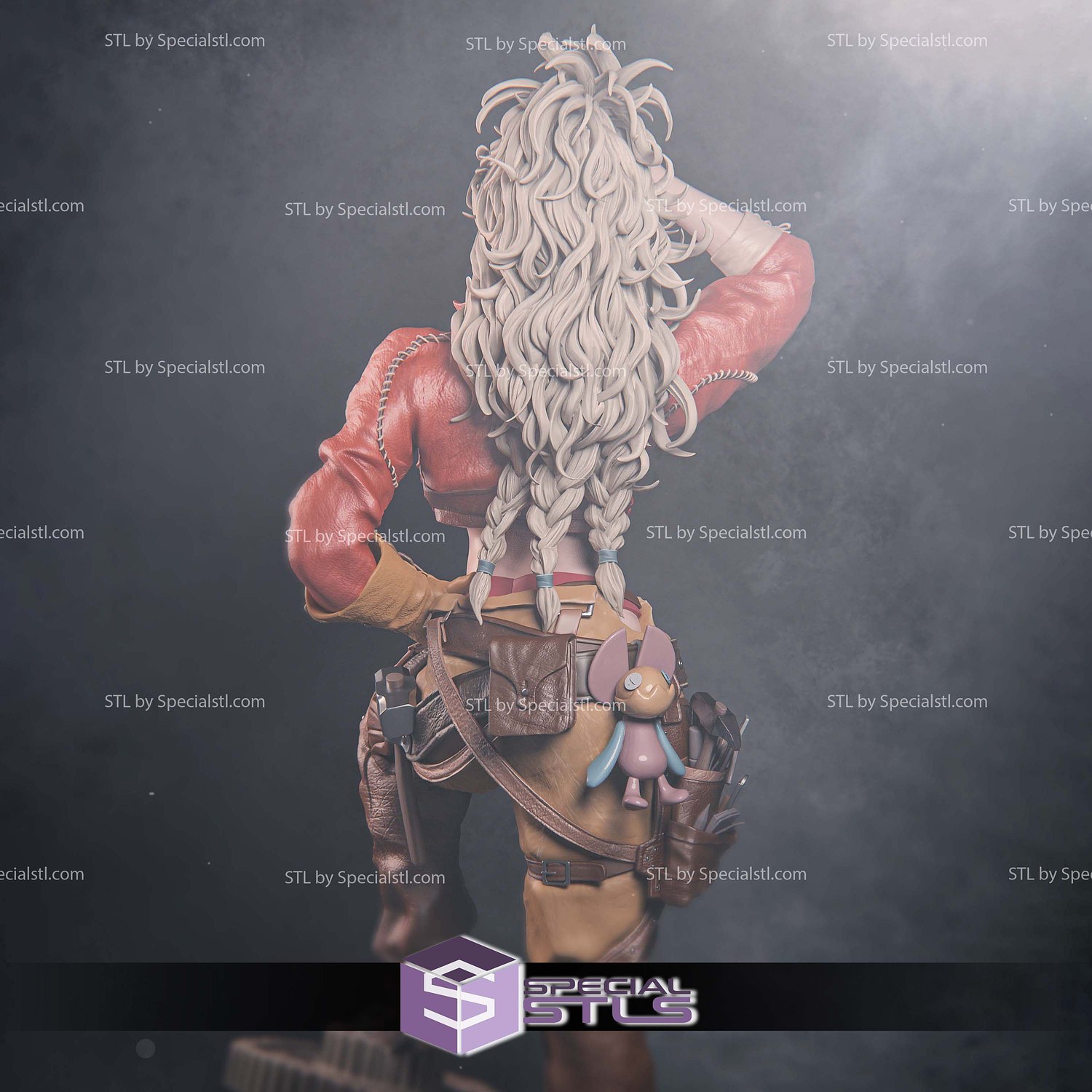 Gemma Monster Hunter Mechanic STL Files 3D Model — view 6
