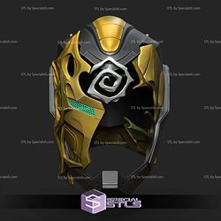 Cosplay STL Files Marvel Rivals Iron Man Extremebiote Helmet 3D Model — view 1