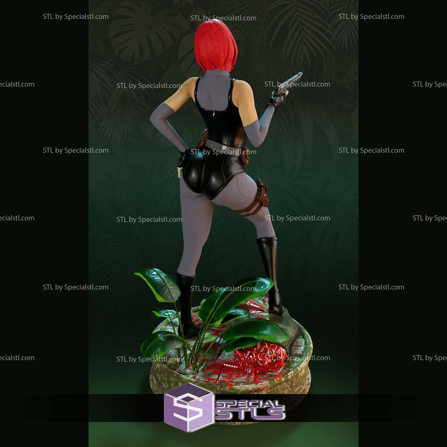 Dino Turmoil Retro Game 64 3D Printer Files STL Model — view 5