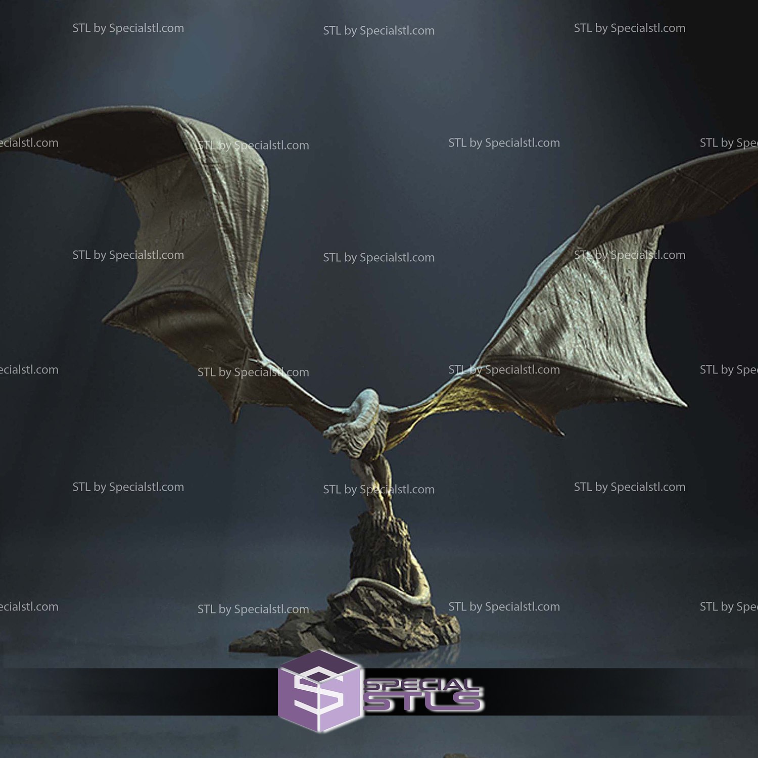 Vhagar Dragon Game of Throne 3D Printer Files STL Model — view 5