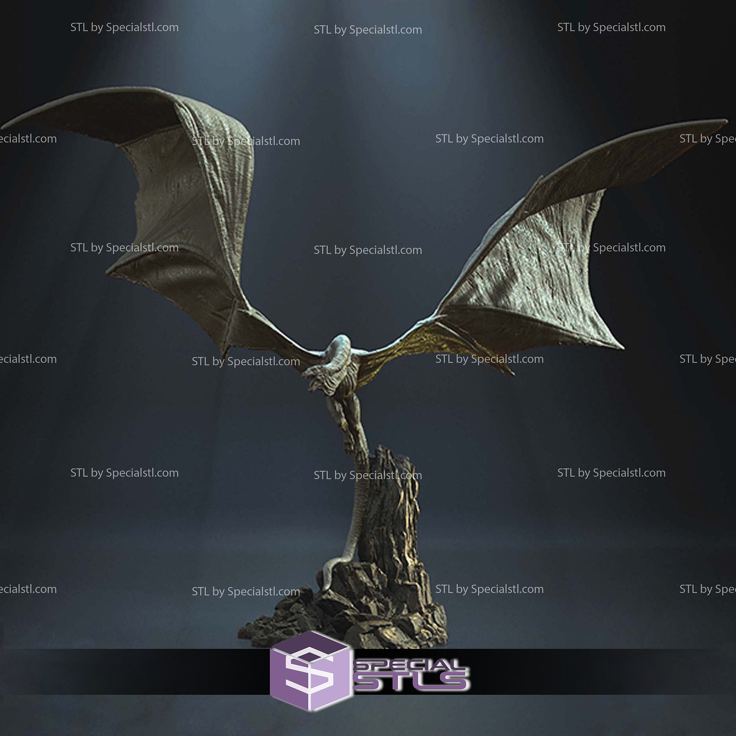 Vhagar Dragon Game of Throne 3D Printer Files STL Model — view 7