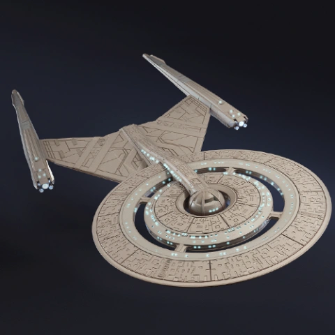 USS Discovery NCC-1031 3D Printing Model | Assembly STL Model