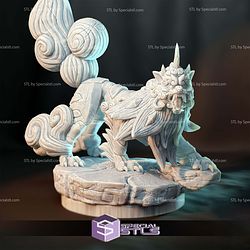 Pokemon Rock Wolf Hisuian Arcanine 3D Printer Files STL Model
