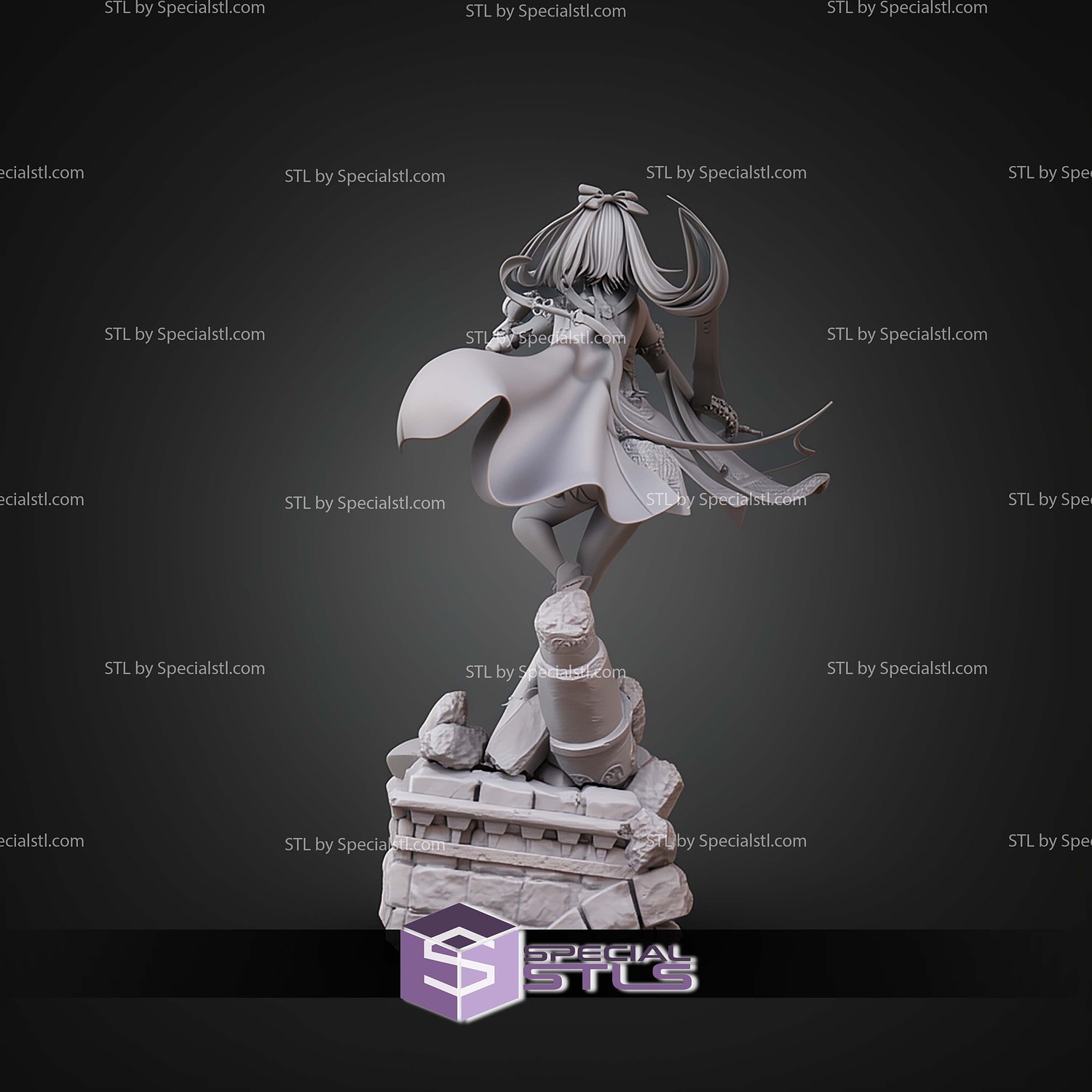 Zero Drakengard 319mm STL Files 3D Model — view 2