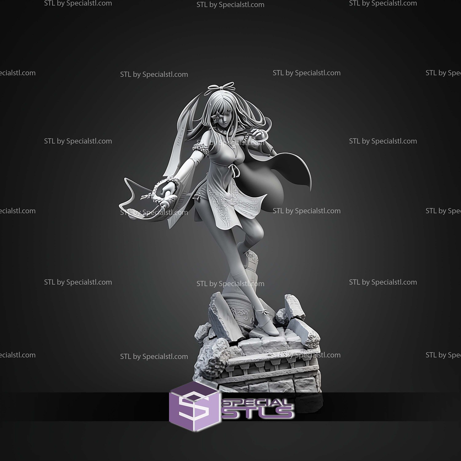 Zero Drakengard 319mm STL Files 3D Model — view 3